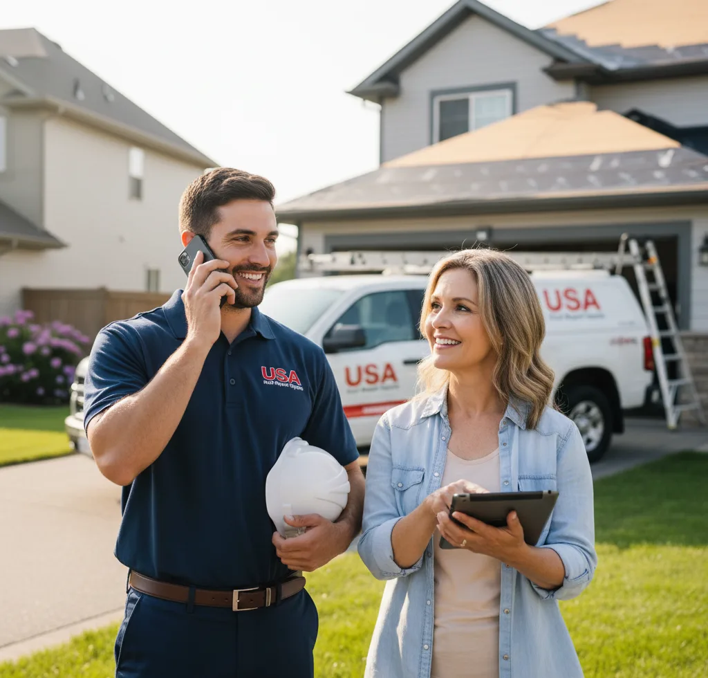USA Roof Repair Experts customer support in Nokesville